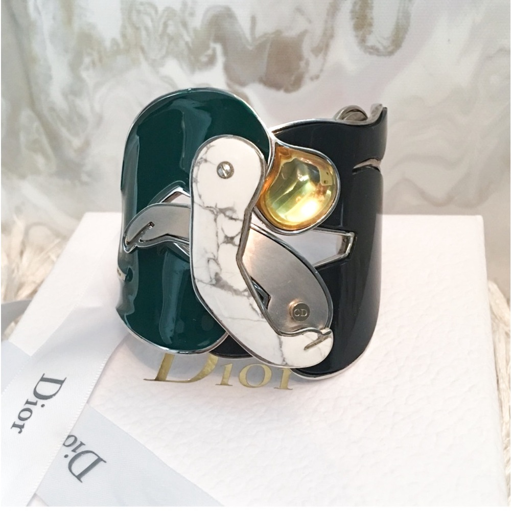 $3100 DIOR Rare "Men in Dior"  Cuff Bracelet